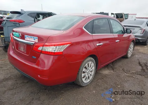 2013 Nissan Sentra S из США, поврежденный, VIN 3N1AB7AP2DL673127